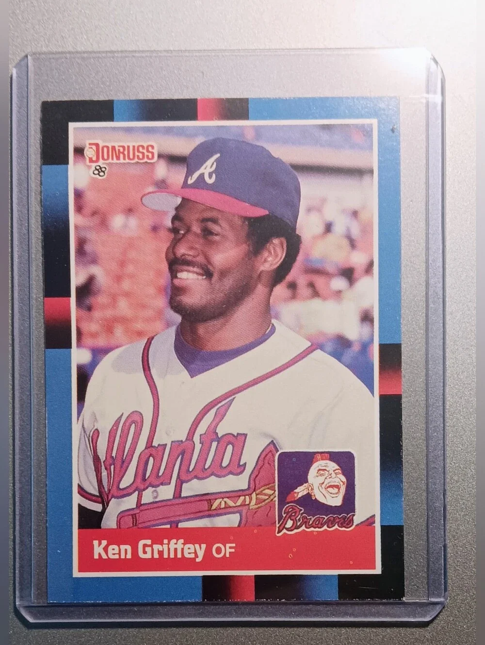 1988 Donruss Atlanta Braves Baseball Card #202 Ken Griffey